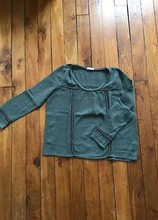 Blouse Kaki Louison T1, brand: Louizon, condition: Very good, size: S / 36 / 8, €3.00, €3.85 includes Buyer Protection