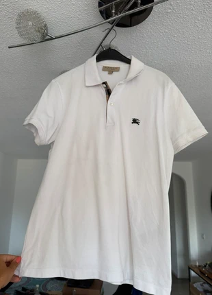 👕 Polo Burberry Homme manches courtes – blanc – Taille M, marque: Burberry, état: Très bon état, taille: M, 70,00 €, 74,20 € Protection acheteurs incluse