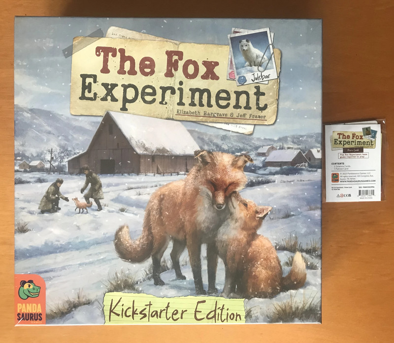 The Fox Experiment + Promo pack - Kickstarter Edition - Pandasaurus - New Nuovo 4