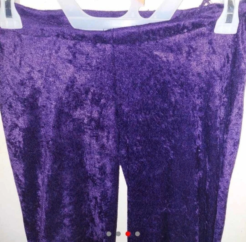 dark purple super lowrise bellbottom pants 3