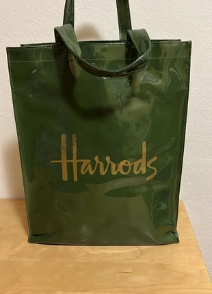 💚 Harrods Green Shopper Bag – Medium | Iconic London Classic 💚, marque: Harrods, état: Bon état, 10,00 €, 11,20 € Protection acheteurs incluse