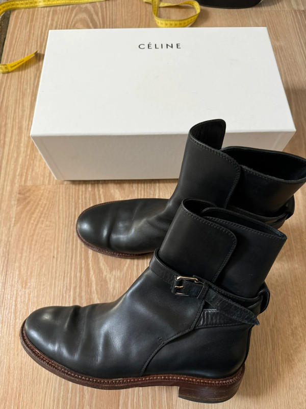Celine biker boots on sale