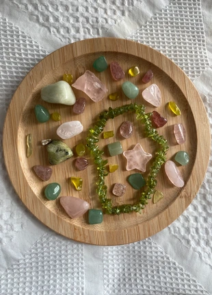 Pink and Green Crystal Bundle for Love, brand: Quartz, condition: New, €8.80, €9.94 includes Buyer Protection