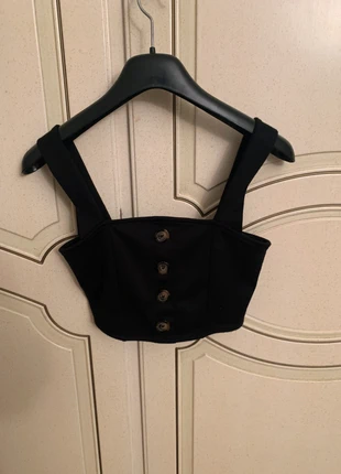 Top nero, condizioni: Ottime, taglia: M / IT 42 / EU 38, €5.00, €5.95 include la Protezione acquisti