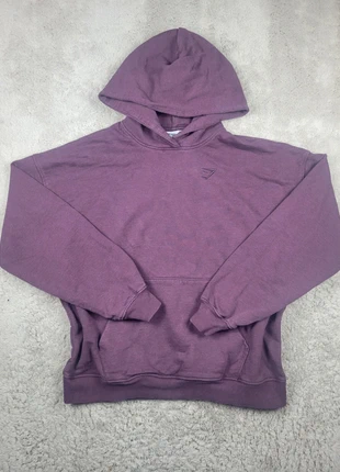 Hoodie / Sweat à capuche de sport Oversize pour Femme Gymshark Violet Foncé - Taille XS, marca: Gymshark, estado: Muito bom, tamanho: XS / 34 / 6, €28.00, €30.10 inclui Proteção do Comprador