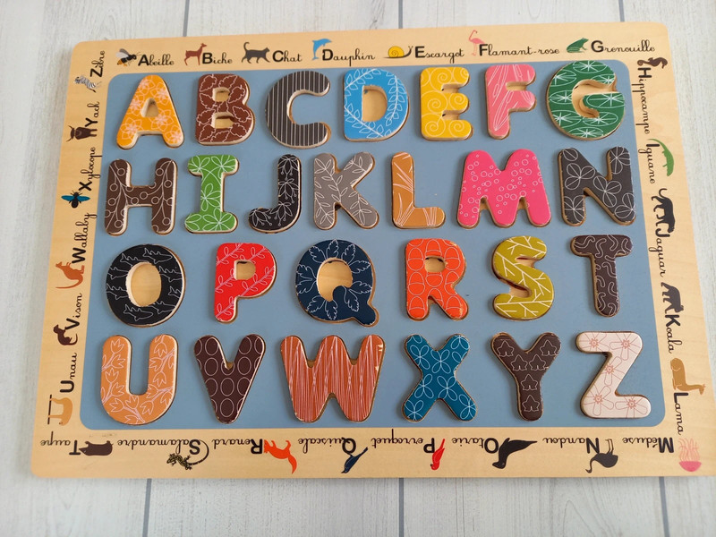 Puzzle Alphabet en bois