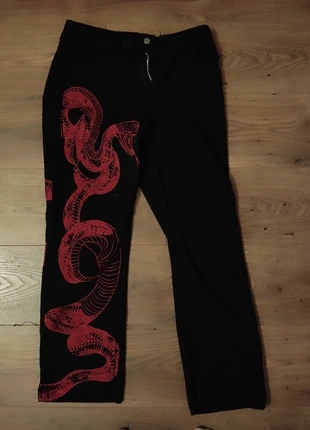 Jean Serpent noir et rouge, brand: Amazon, condition: Very good, size: M / 38 / 10, €6.50, €7.53 includes Buyer Protection
