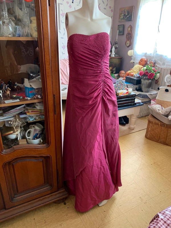 Femme robe longue c r monie ou de bal taille 38 40 Vinted