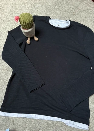 🖤 Pull noir chemise Zara, marque: Zara, état: Très bon état, taille: S / 36 / 8, 3,00 €, 3,85 € Protection acheteurs incluse