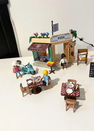 Soldes Playmobil Pizzeria avec terrasse (70336) 2024 au meilleur