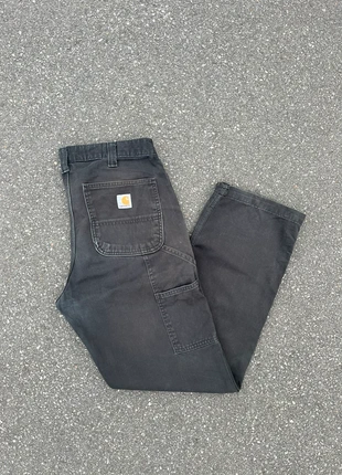 Pantalon carhartt B324 BLK single knee noir workwear baggy vintage - Taille 34x32, brand: Carhartt, condizioni: Ottime, taglia: IT 44 | W34, €29.00, €31.15 include la Protezione acquisti Pro