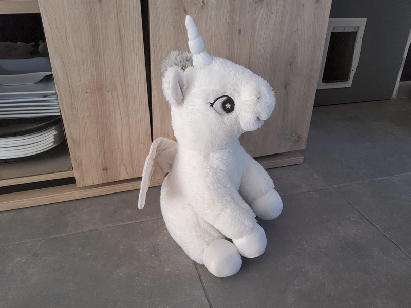 Peluche licorne géante 75cm