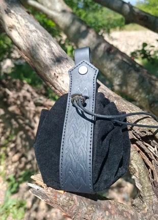 Pochette Bourse Dés Jeu de Rôle Viking Sorcière Cuir Noir Tribal Celtique Scandinave Nordique Neuf, état: Neuf avec étiquette, 13,76 €, 15,15 € Protection acheteurs (Pro) incluse