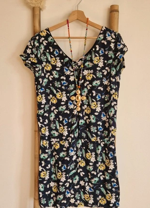Robe fleurie Promod – Tissu fluide, imprimé graphique Taille 36💐, brand: Promod, condition: Very good, size: S / 36 / 8, €12.00, €13.30 includes Buyer Protection