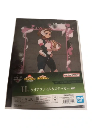 Pochette documents Ochaco Uraraka + 1 autocollant – Ichiban Kuji, marca: Bandai, estado: Muito bom, €2.90, €3.75 inclui Proteção do Comprador Pro