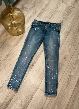 Jean style peinture, brand: Boutique indépendante, condition: New without tags, size: M / 38 / 10, €5.00, €5.95 includes Buyer Protection