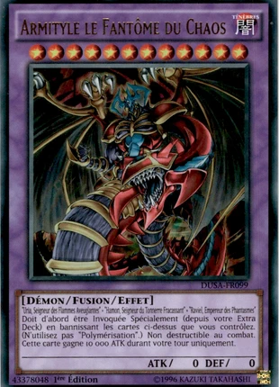 Yu-Gi-Oh! : Armityle le Fantôme du Chaos I Dusa-Fr099 I Ultra rare I FR, marca: Yu-Gi-Oh!, estado: Muito bom, €7.50, €8.58 inclui Proteção do Comprador Pro