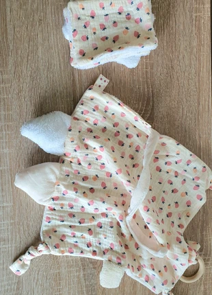 Doudou attache tétine +4 cotons, brand: BAMBOU, condizioni: Nuovo senza cartellino, taglia: 6-9 mesi / 68 cm, €10.00, €11.20 include la Protezione acquisti