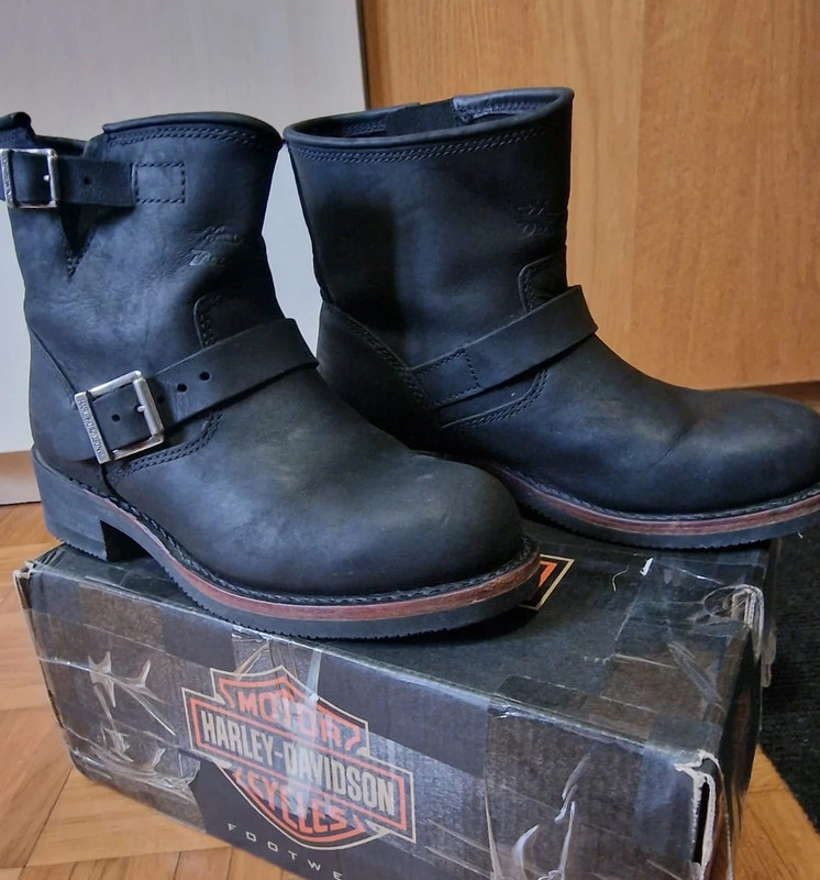 Anfibi moto da donna Kommer Black Harley Davidson Vinted