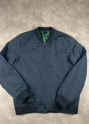 Blouson bomber Bizzbee homme taille L – bleu marine – doublure matelassée verte, marca: Bizzbee, estado: Muito bom, tamanho: L, €10.00, €11.20 inclui Proteção do Comprador