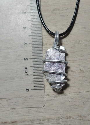 Colar de lepidolite, pedra natural, marque: Mineralogie, état: Neuf avec étiquette, 6,00 €, 7,00 € Protection acheteurs incluse