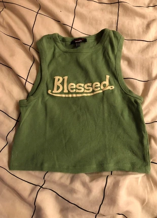 T-shirt vert, merk: Jennyfer, staat: Heel goed, maat: XS / 34 / 6, € 1,00, € 1,75 inclusief Kopersbescherming