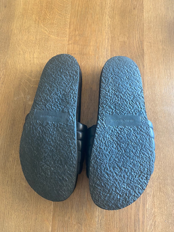 sandales claquettes cuir noir Isabel Marant 37 Vinted