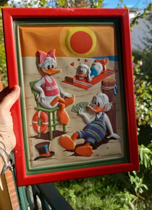 Disney quadro in rilievo- anni 70- con cornice e vetro, brand: Disney, condizioni: Ottime, €15.50, €16.98 include la Protezione acquisti