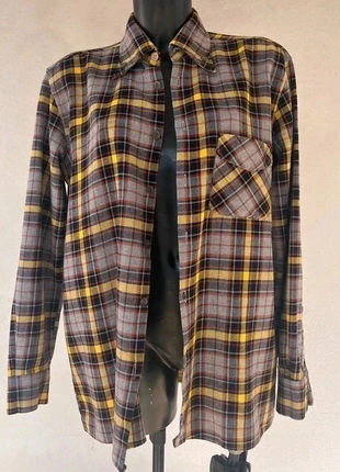 Camicia a quadri sui toni del giallo e grigio, marca: Vintage Dressing, estado: Muy bueno, tamaño: M / 38 / 10, 9,00 €, 10,15 € Protección al comprador incluida