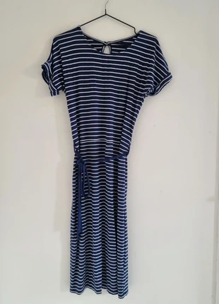 Gestreepte jurk, staat: Heel goed, maat: S / 36 / 8, € 2,00, € 2,80 inclusief Kopersbescherming