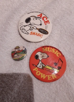 Badges snoopy vintage, marca: Snoopy, estado: Bom, €11.00, €12.25 inclui Proteção do Comprador