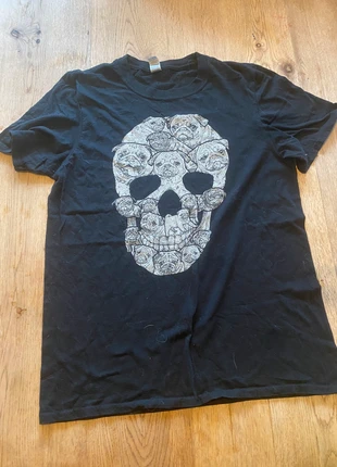 Skull pug dog T-shirt size small men’s women’s kids, brand: Skull, condition: Good, size: S, £2.00, £2.80 includes Buyer Protection