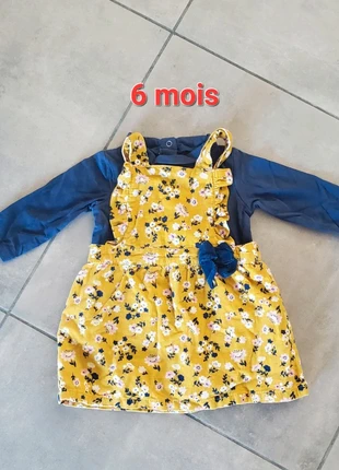 Ensemble robe + tee-shirt manche longue 6 mois, marke: Mot d'enfant, zustand: Sehr gut, größe: 3-6 Monate / 62, 3,50 €, 4,38 € inklusive Vinted-Käuferschutz