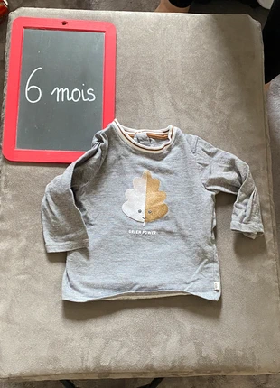 Teeshirt, brand: Obaïbi, condition: Very good, size: 3-6 months / 62 cm, €2.00, €2.80 includes Buyer Protection