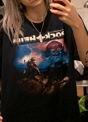 t shirt Rock’ n’ heim, marke: Gildan, zustand: Sehr gut, größe: XXL, 6,00 €, 7,00 € inklusive Vinted-Käuferschutz