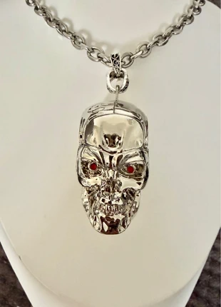 Terminator Skull 3D Necklace with chain, brand: Terminator, condition: New without tags, £10.00, £11.20 includes Buyer Protection