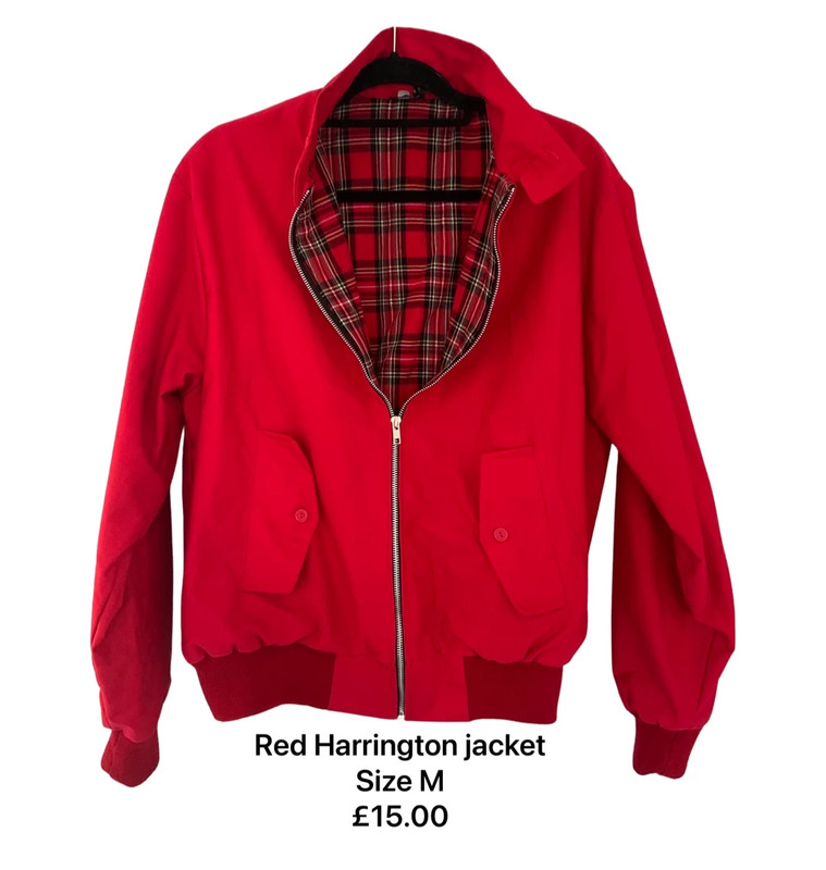 Red Harrington jacket - Vinted