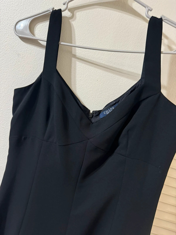 Chaps Little Black Dress Size 6 4