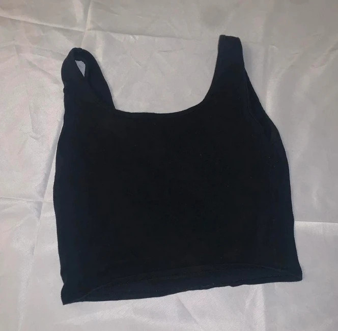 hollywood black tank crop top 3