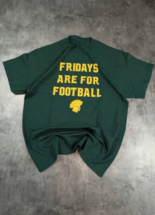 T-shirt vert imprimé Friday Are For Football oversized - size L, marque: Vintage Dressing, état: Très bon état, taille: L, 4,90 €, 5,85 € Protection acheteurs incluse