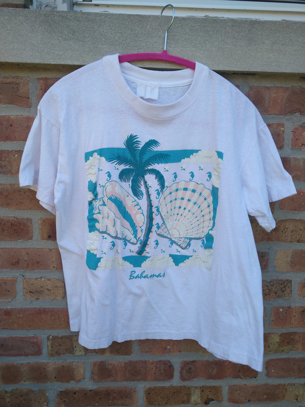 Vintage 90s Bahamas Souvenir T Shirt Single Stitch Small/Medium 2