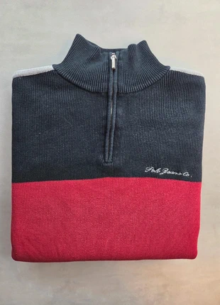 ralph lauren polo jeans co pull col zip colorblock rouge noir l y2k, marke: Ralph Lauren, zustand: Gut, größe: L, 25,00 €, 26,95 € inklusive Vinted-Käuferschutz