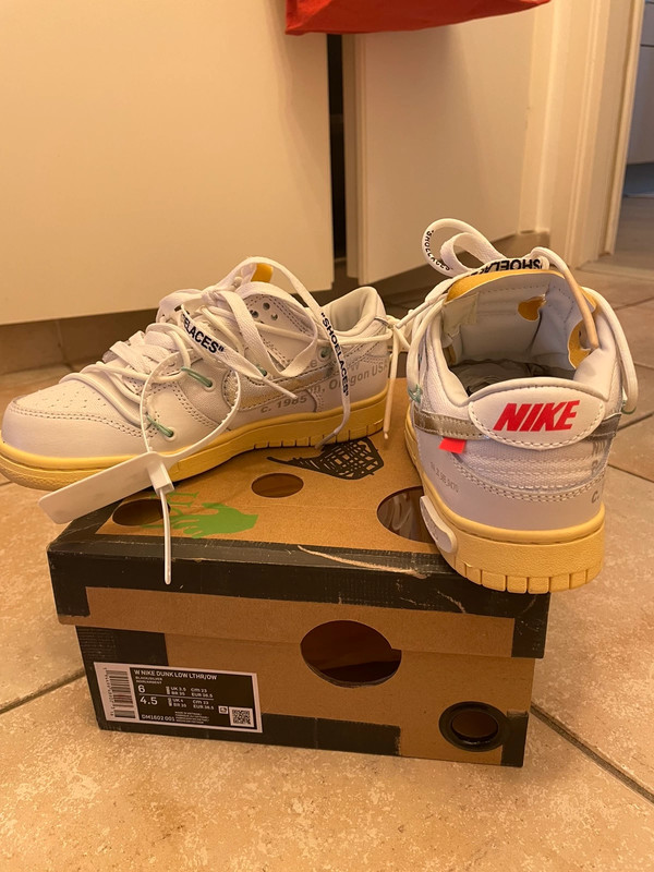 Nike x off white dunk low lot 1 neuves | Vinted