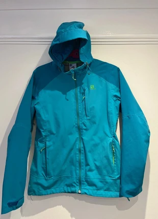 Salomon Women’s Ski Jacket - AdvancedSkin Dry 10K - Size S - Turquoise, brand: Salomon, condition: Very good, size: S / 8, £70.00, £74.20 includes Buyer Protection