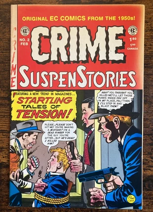 Crime SuspenStories (V1) #2 💥 February 1993 - Russ Cochran - Reprint 1950 🔑 EC Comics US VO, zustand: Gut, 4,99 €, 5,94 € beinhaltet Vinted-Käuferschutz Pro