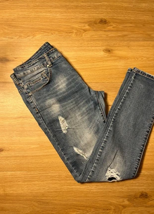 Jean bleu déchiré Moda CSX – Taille 34, condition: Very good, size: W24, €10.00, €11.20 includes Buyer Protection