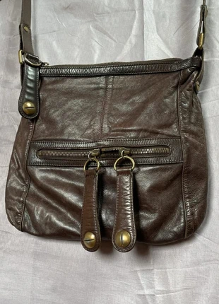 Sac à main / Handbag Gérard Darel Midday Midnight Cuir Marron Vintage Y2K, brand: Gerard Darel, condizioni: Ottime, €65.00, €68.95 include la Protezione acquisti