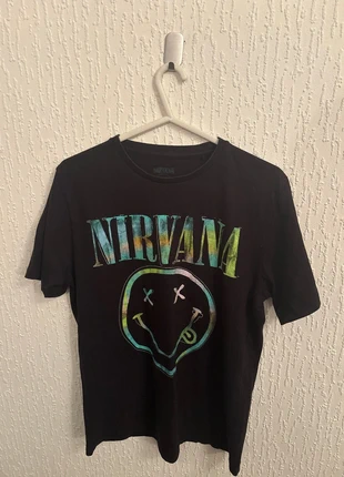 Nirvana 2012 band colourful smiley face short sleeve T-shirt size: S, brand: Nirvana, condition: Very good, size: S, £9.00, £10.15 includes Buyer Protection