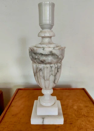 Wow, gave vintage albast lampvoet, merk: Met, staat: Heel goed, € 15,00, € 16,45 inclusief Kopersbescherming