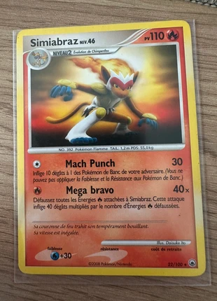 Simiabraz lv.46 MD22, marca: Pokémon, estado: Novo sem etiquetas, €5.00, €5.95 inclui Proteção do Comprador